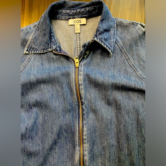COS Zip Denim Dress size 12 good condition - Picture 2 of 8
